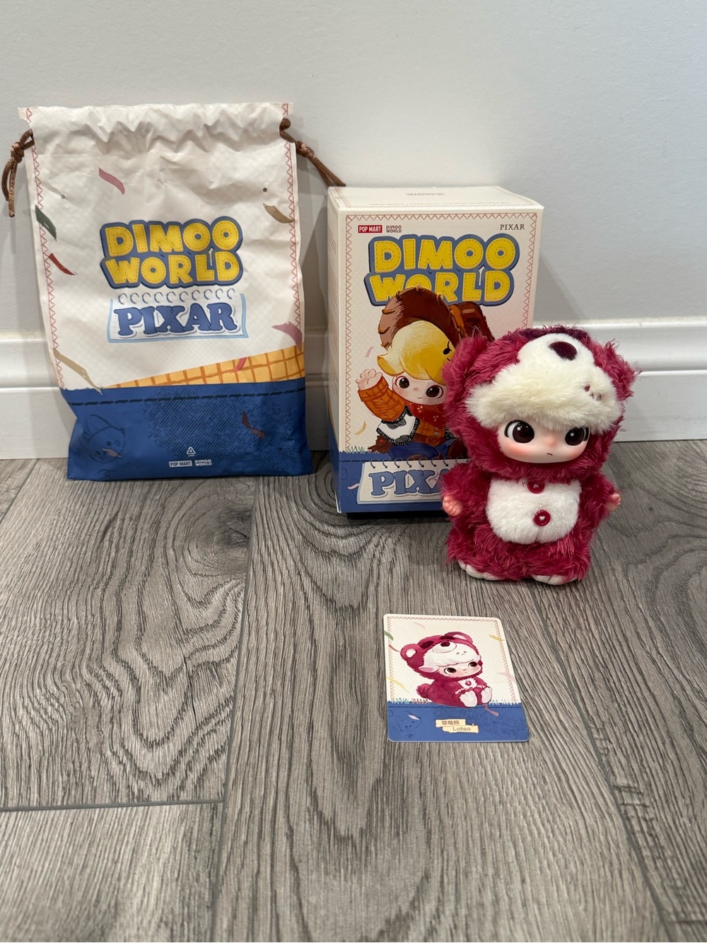 Dimoo World Plush Doll -Lotso Bear